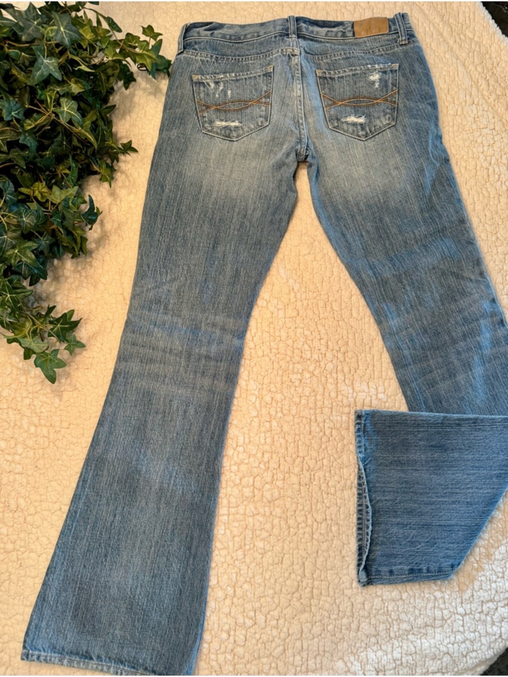 Abercrombie & Fitch Light Blue Flare Jeans